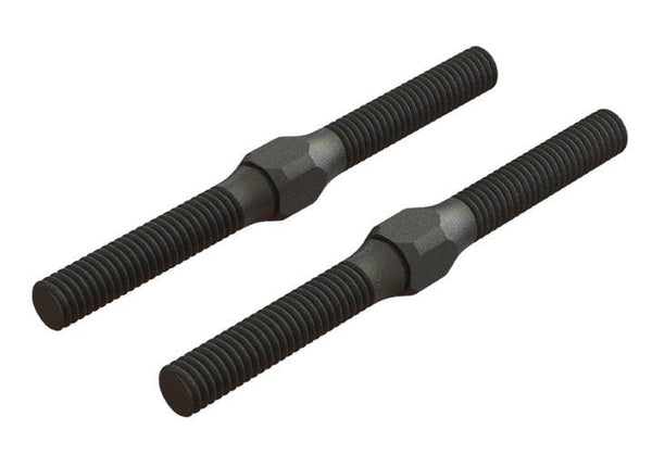 PowerHobby Arrma ARA330542 Steel Turnbuckle M4x48mm Black (2Pieces) Big Rock Typon