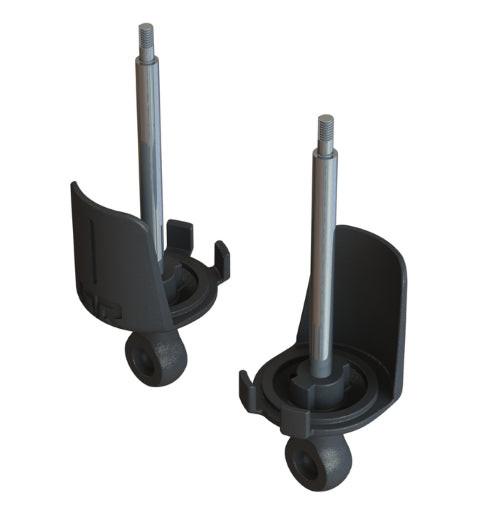 Arrma ARA330549 Shock Shaft Eyelet And Spring Perch Set Front Kraton Outcast - Echo Six Hobbies