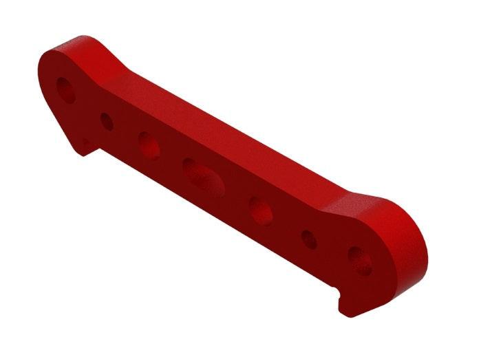 PowerHobby Arrma ARA330556 Aluminum Front Suspension Mount Red Kraton 4X4 8S Outcast 8S — Kraton 8S Parts