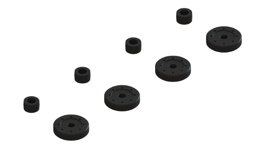 Arrma ARA330570 Shock Pistons & Cartridge Spacers Kraton 4X4 8S Outcast 8S