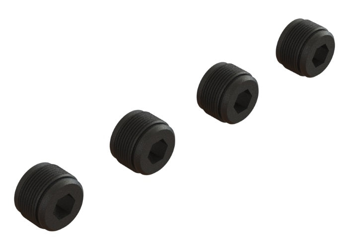 Arrma ARA330582 Hub Nut (Black) (4 Pieces) Kraton 8S Outcast 8S