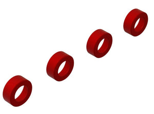 Arrma Aluminum Suspension Arm End Cap (Red) (4) Kraton 4X4 8S Outcast 8S