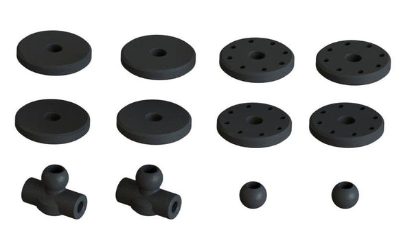 Arrma Shock Set Bore 16mm Length 104mm Piston  8x1.2mm OIL 550CST Typhon