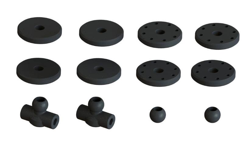 PowerHobby Arrma Shock Set Bore 16mm Length 124mm Piston 8X1.4mm Oil 2000CST Talion — Talion Parts