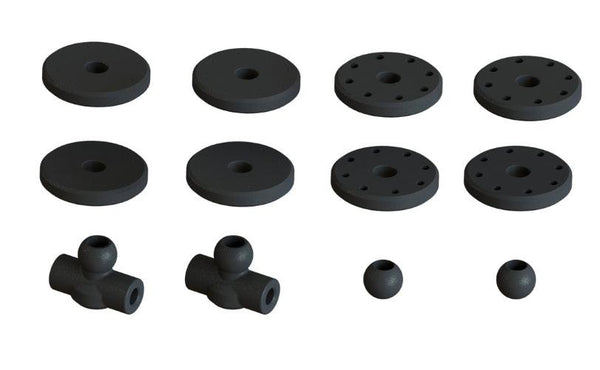 PowerHobby Arrma Shock Set Bore 16mm Length 124mm Piston 8X1.4mm Oil 2000CST Talion — Talion Parts