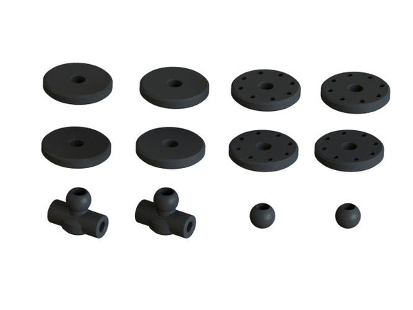 Arrma Shock Set Bore 16mm Length:77mm Piston: 8X1.2MM Oil:2000CST Infraction