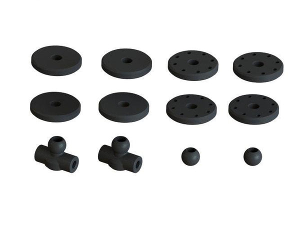 Arrma Shock Set Bore 16mm Length:77mm Piston: 8X1.2MM Oil:2000CST Infraction