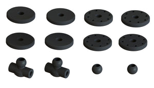 Arrma Shock Set Bore 16mm Length 87mm Piston 8X1.2MM Oil 2000CST 1/7 Felony 6S