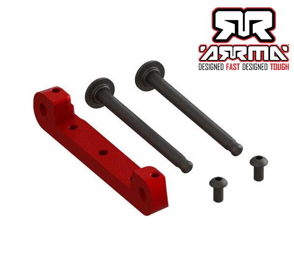 PowerHobby Arrma ARA330659 Front Upper Aluminum Suspension Mount CNC Kraton EXB