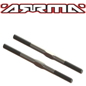 Arrma ARA330662 Kraton EXB Steel Turnbuckle M5x89mm Silver (2)