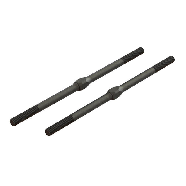 Arrma ARA330717 Steel Turnbuckle, M4 x 95mm Black (2)
