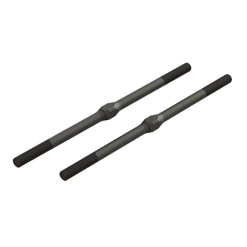PowerHobby Arrma ARA330717 Steel Turnbuckle, M4 x 95mm Black (2)