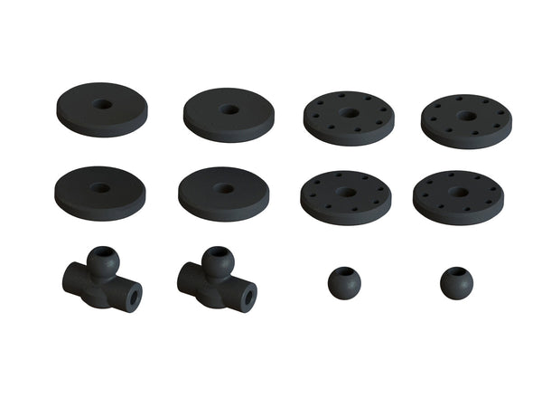 Arrma ARA330764 Shock Set Bore16mm Length110mm Piston 8x1.2mm Oil 2000cst Talion