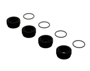 Arrma ARA330775 Front Hub Nut Includes O-Rings Aluminum Black (4)
