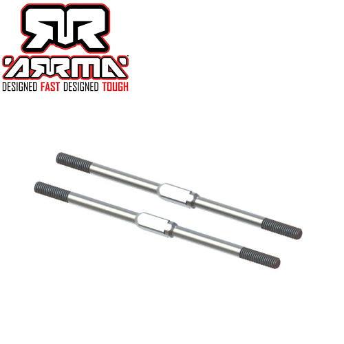 PowerHobby Arrma ARA340175 Steel Turnbuckle M4x95mm Silver (2) Kraton EXB