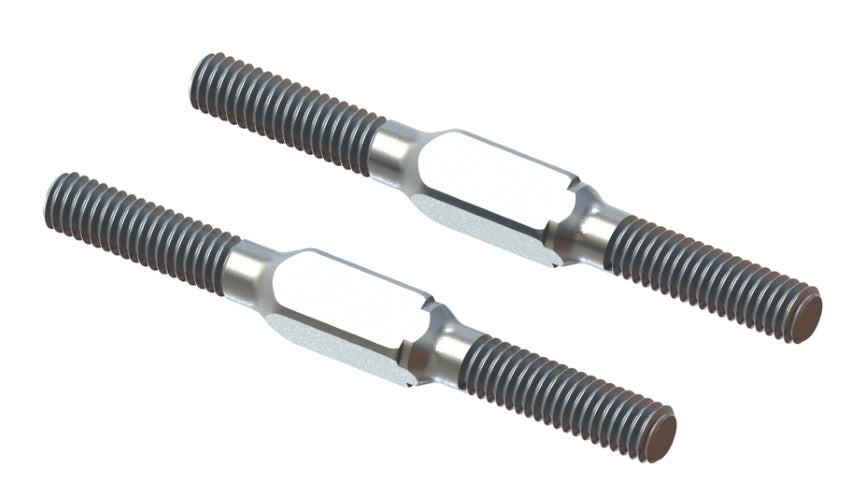 PowerHobby Arrma ARA340176 Steel Turnbuckle M4x45mm Silver (2) Typhon — Typhon Parts