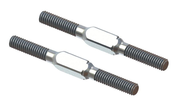 Arrma ARA340176 Steel Turnbuckle M4x45mm Silver (2) Typhon
