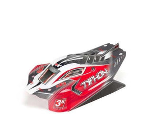 PowerHobby Arrma ARA402274 Typhon 4x4 BLX Painted Trimmed Body with Decals Red — Typhon Parts