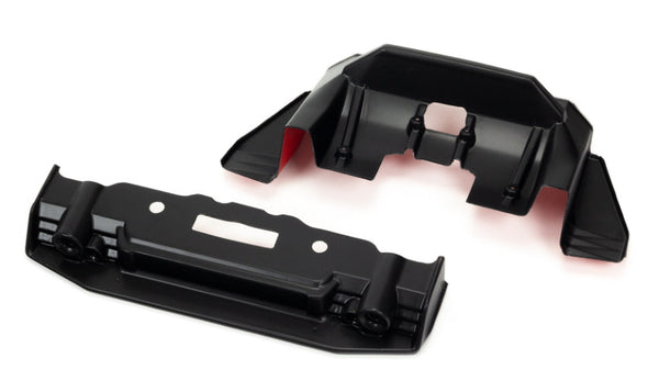 Arrma ARA410008 Felony 6S Blx Painted Trimmed Splitter And Diffuser (Black/Red)