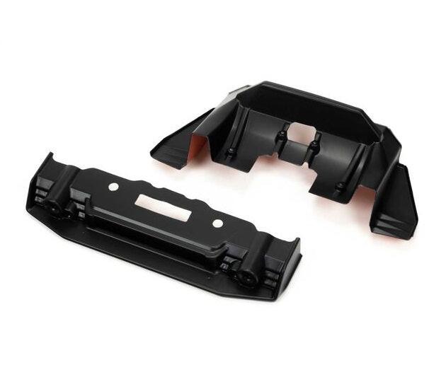 PowerHobby Arrma ARA410010 Painted Splitter And Diffuser Black/Orange FELONY 6S BLX — Felony Parts