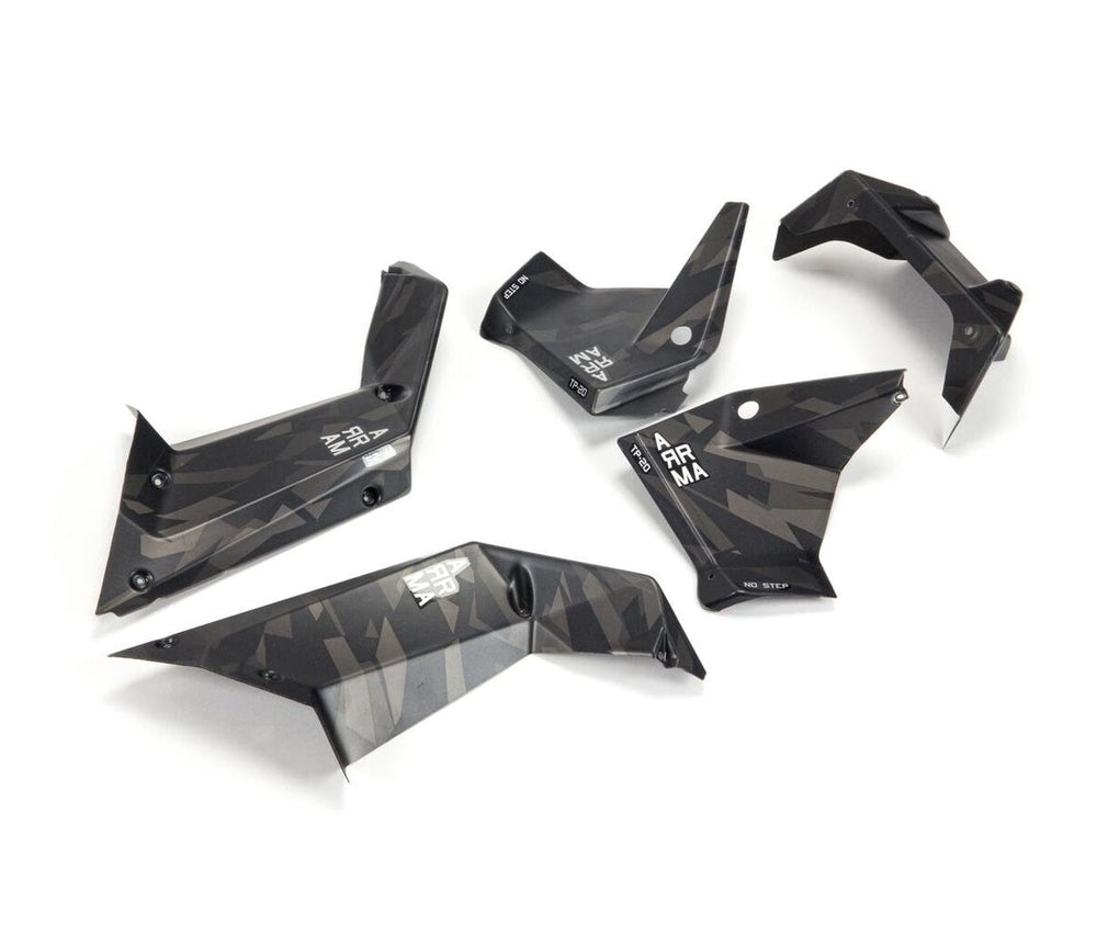 Arrma ARA411018 Guard Set Painted Black Camo FIRETEAM