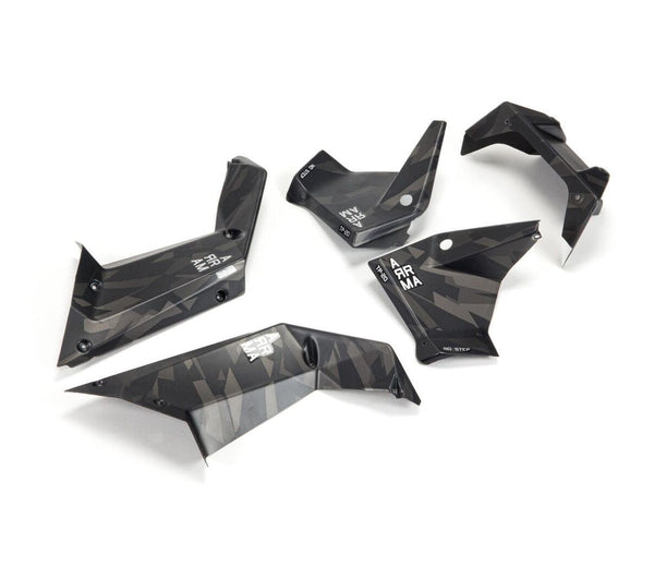 Arrma ARA411018 Guard Set Painted Black Camo FIRETEAM