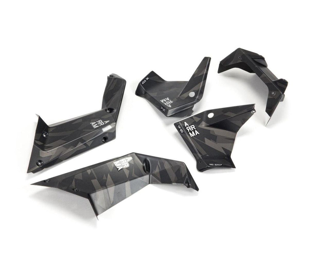 PowerHobby Arrma ARA411018 Guard Set Painted Black Camo FIRETEAM — Fireteam Parts