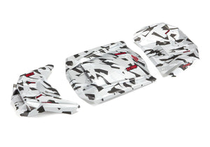 Arrma ARA411022 Exterior Body Panels Painted White Camo FIRETEAM