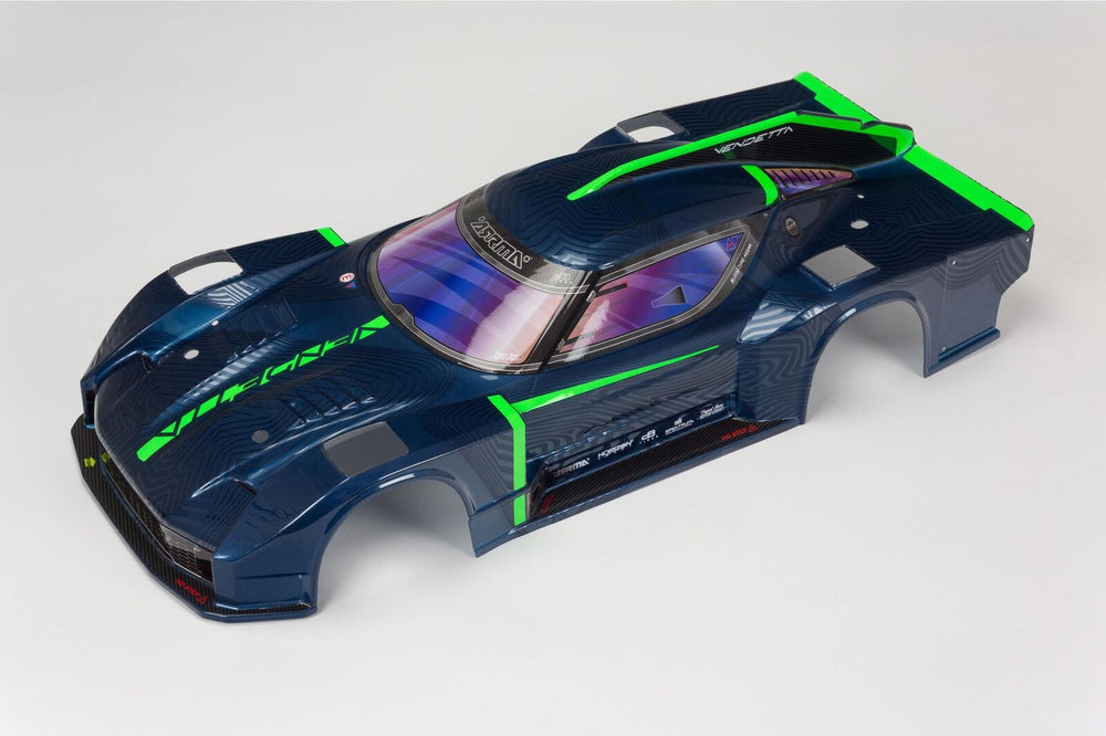 Arrma ARA414006 VENDETTA 4X4 BLX Finished Painted Body Blue