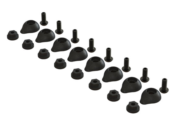 Arrma AR480017 Bodypost Protection Set (8) Big Rock Granite Senton Kraton Outcast