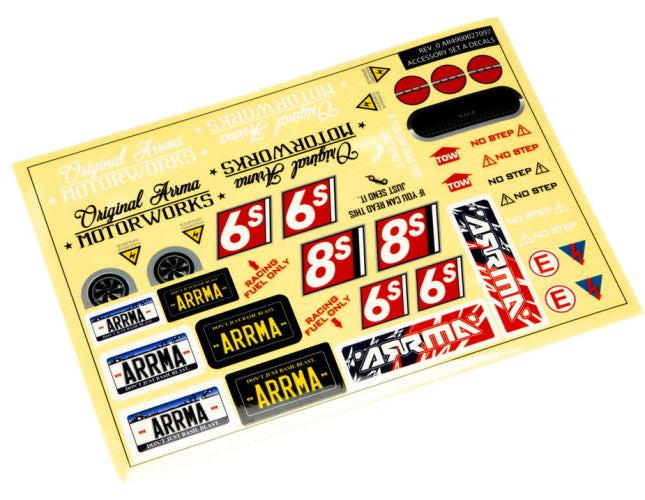 PowerHobby Arrma 1/7th Body Accessories Set A Felony 6S 1/7 Limitless 1/7 Infraction — Felony Parts