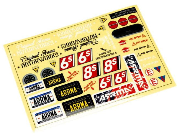 Arrma 1/7th Body Accessories Set A Felony 6S 1/7 Limitless 1/7 Infraction