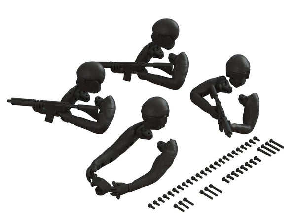 Arrma ARA480057 Driver Figure Set Black