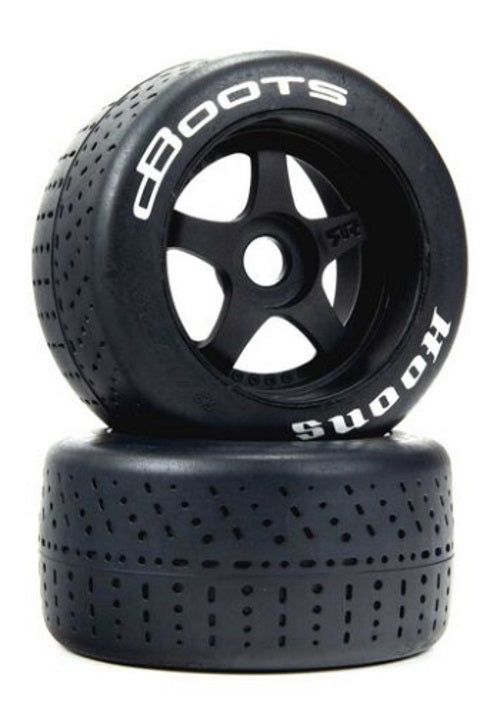 Arrma ARA550084 1/7 dBoots Hoons Rear 107 Silver Mounted Belted Tires 17mm (2)