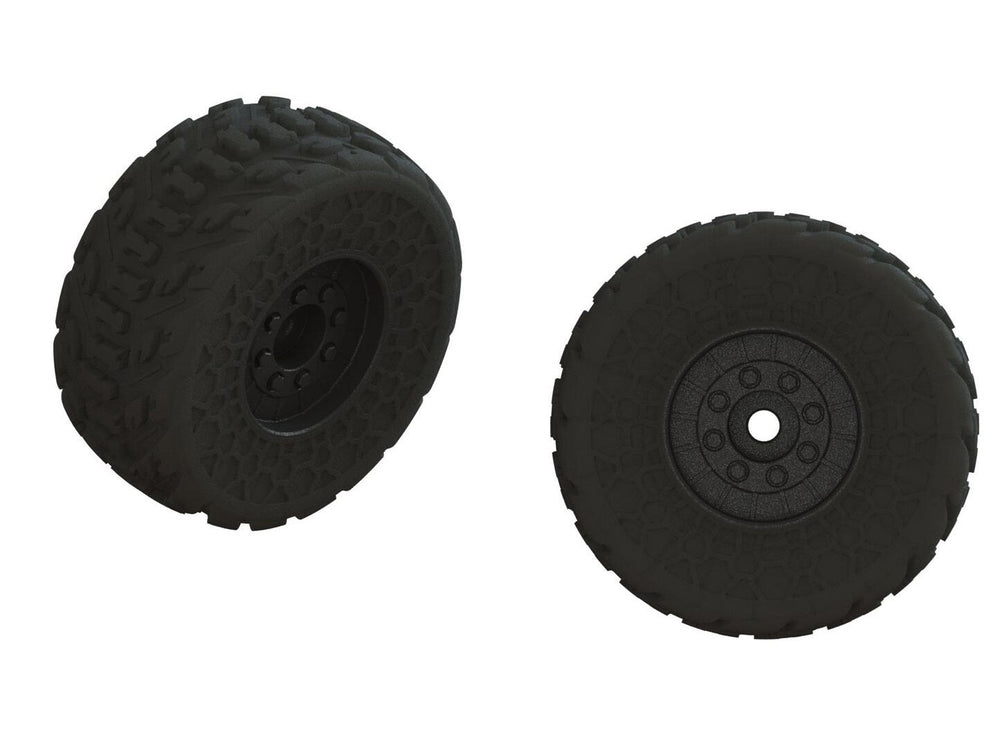 Arrma ARA550107 dBoots FIRETEAM Tire Set Glued (2)
