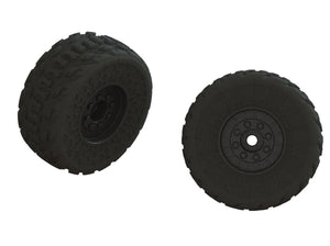 Arrma ARA550107 dBoots FIRETEAM Tire Set Glued (2)