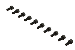 PowerHobby Arrma ARA702008 Cap Head Hex Machine Screw, M2.5x6mm (10)