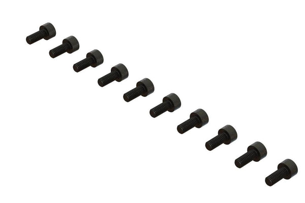 PowerHobby Arrma ARA702008 Cap Head Hex Machine Screw, M2.5x6mm (10)