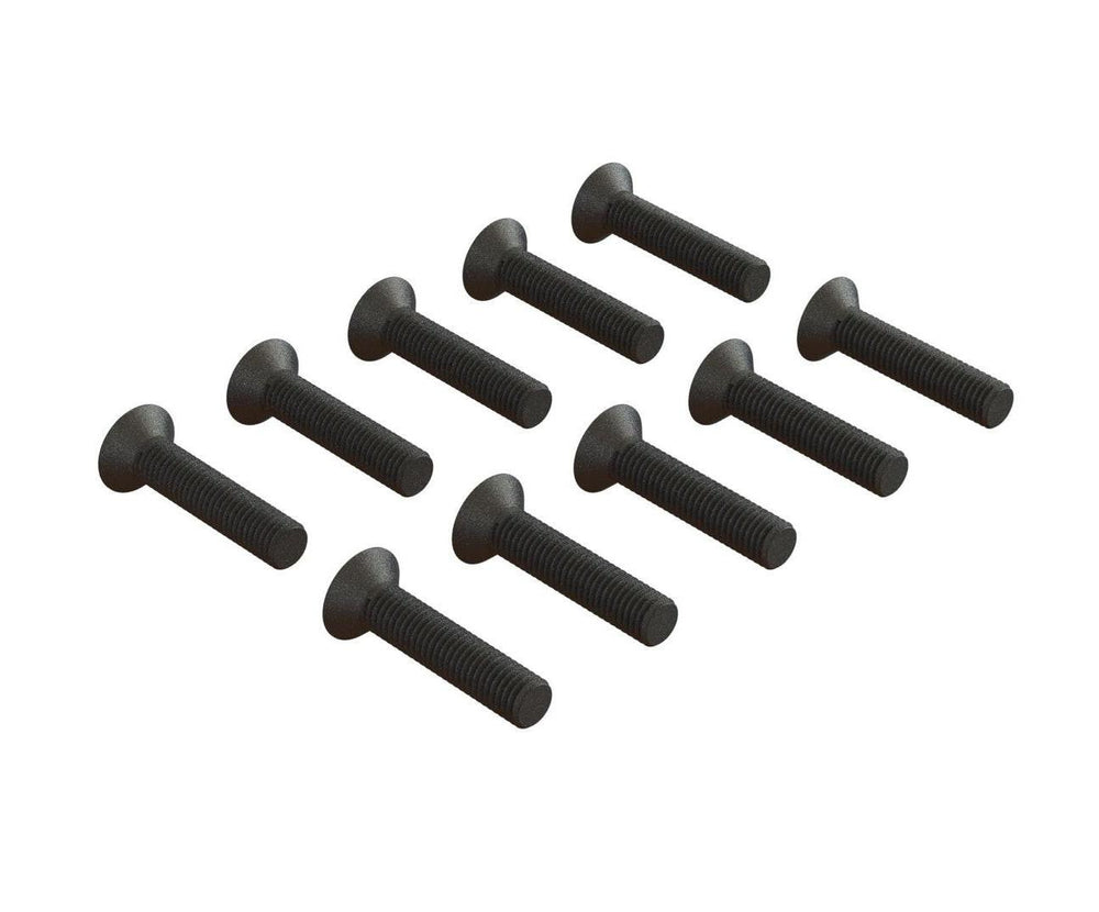 PowerHobby Arrma Flat Head Hex Machine Screw M3x14mm (10)