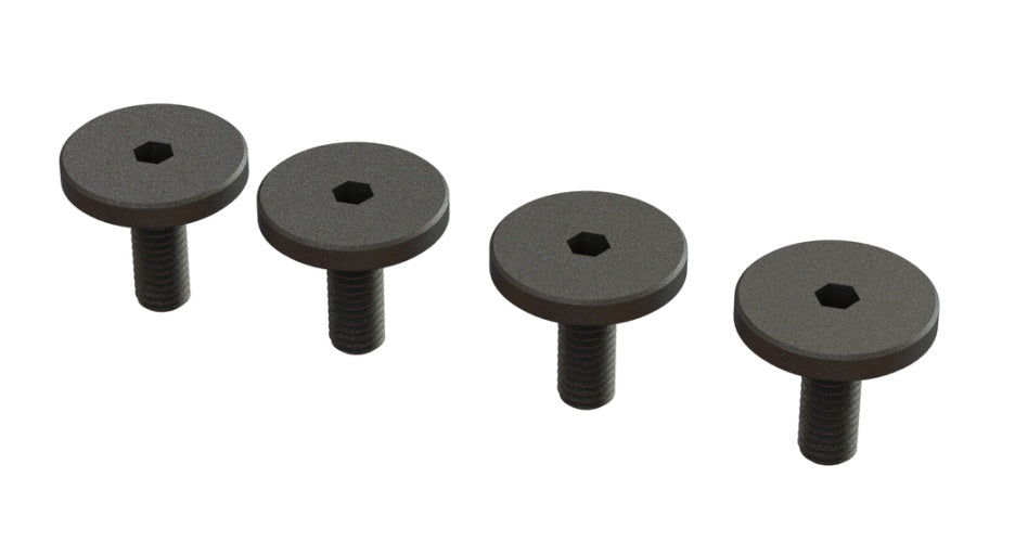 Arrma ARA727308 Large Head Screw M3X8MM (4) 1/7 Felony 6S Infraction Limitless