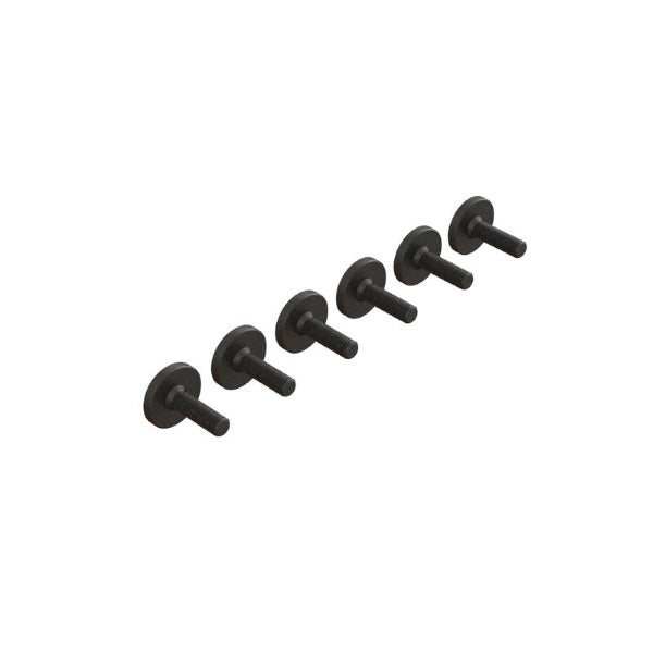 Arrma ARA727310 VORTEKS 4X4 Large Head Screw M3x10mm (6)