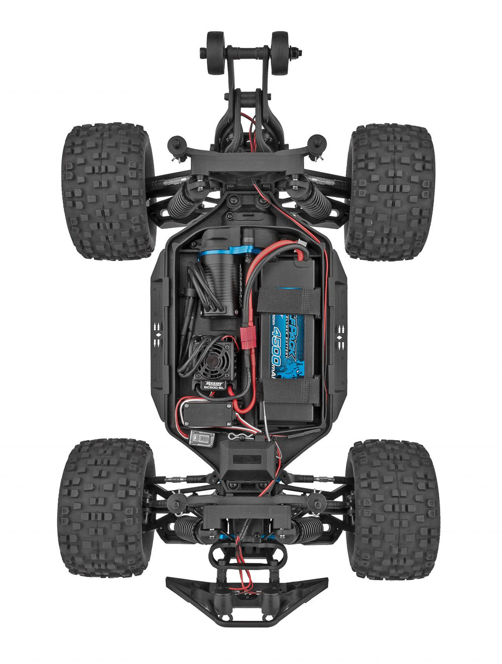Team Associated RIVAL MT10 Brushless RTR V2 LiPo Combo