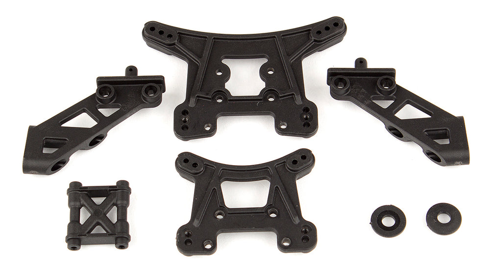 Front and Rear Shock Towers & Wing Mounts for Reflex 14T or