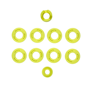 Team Associated RC28R FT Sidewall Flange Set, Yellow