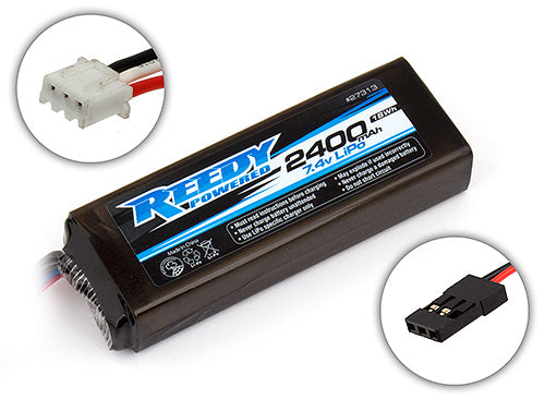 Team Associated Reedy LiPo Pro TX/RX 2400mAh 7.4V Flat