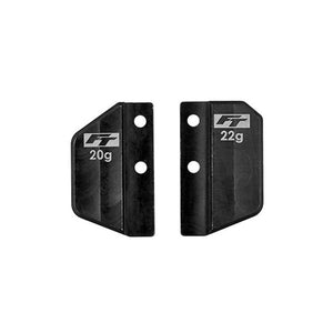 Team Associated RC10TC8 FT Steel Front and Rear Battery Weight Set, 42g