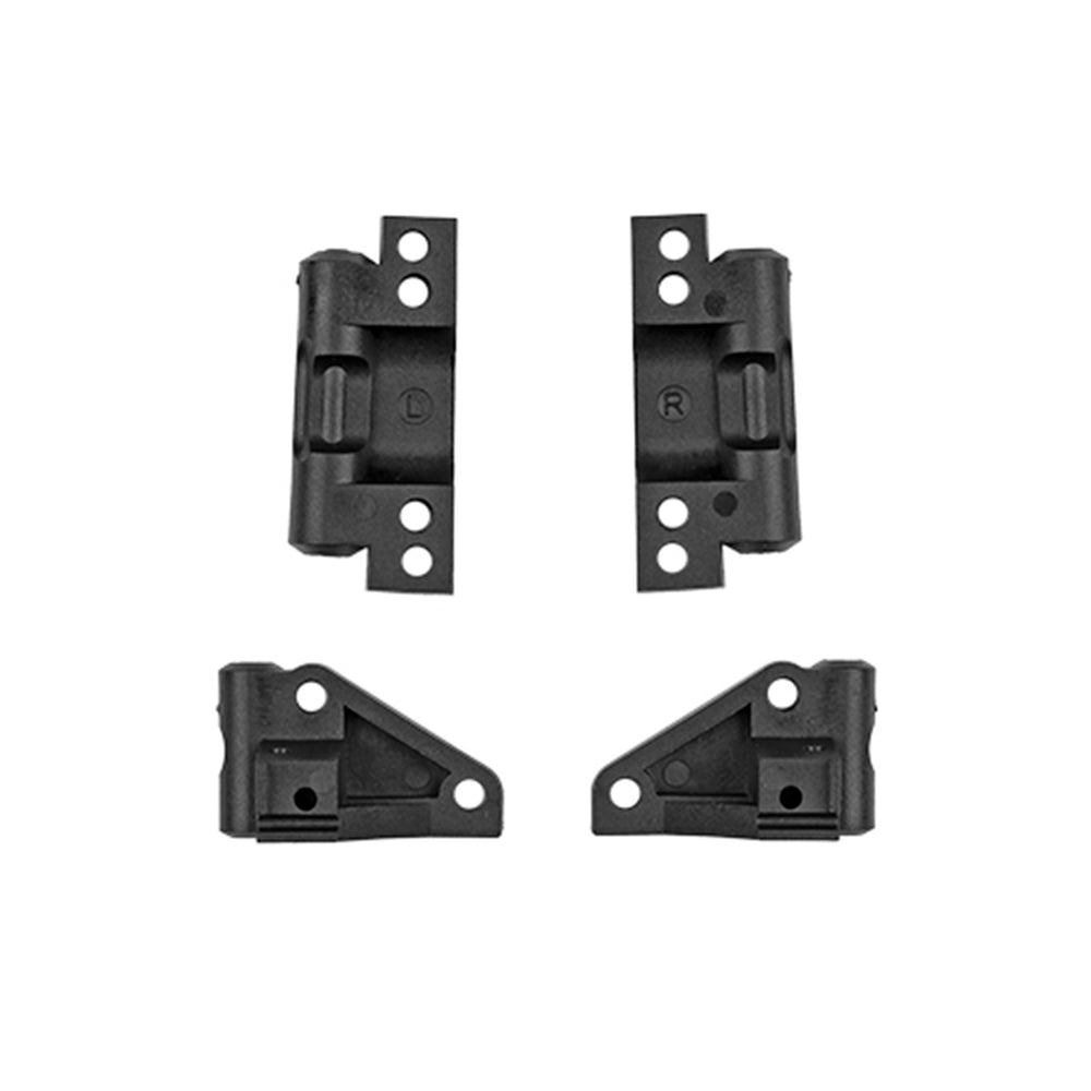 Team Associated RC10 Front and Rear Arm Mounts, Black