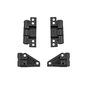 Team Associated RC10 Front and Rear Arm Mounts, Black