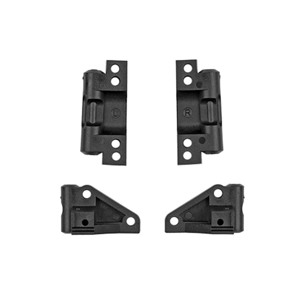 Team Associated RC10 Front and Rear Arm Mounts, Black