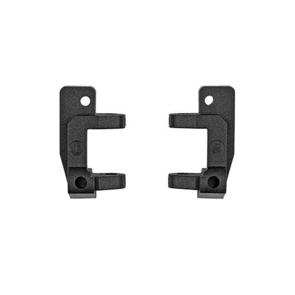Team Associated RC10 Front Caster Blocks, 25 Deg, Black